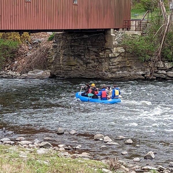  Housatonic River outfitters offer options for family-friendly rafting trips suitable for children and beginners, typically on calmer sections of the river with gentle rapids and scenic floats. 
