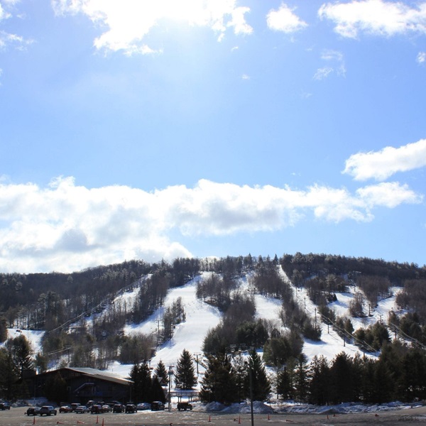 The terrain includes a mix of gentle slopes, intermediate runs, and more challenging trails, ensuring a varied skiing experience. 