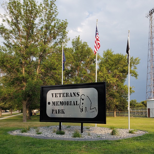 The Oakes Veterans Memorial is a significant landmark in the town, dedicated to honoring the service and sacrifice of local veterans. 