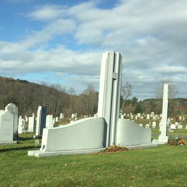 The Hope Cemetery is renowned for its elaborate granite sculptures and gravestones, showcasing the craftsmanship of Barre's granite workers. 