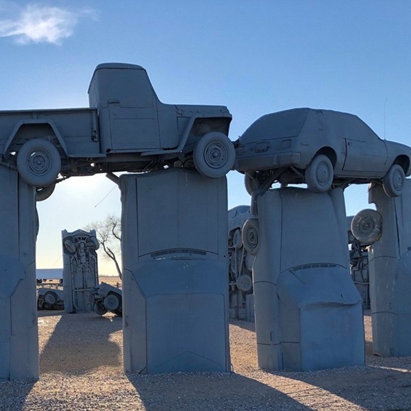 Like Stonehenge, the vehicles of Carhenge align with the Summer Solstice sunrise, which includes a gathering and celebration at the site. 