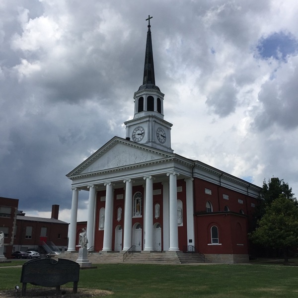 Basilica of St. Joseph Proto-Cathedral, built in the early 19th century, is a stunning example of Greek Revival architecture and features beautiful stained glass windows. 