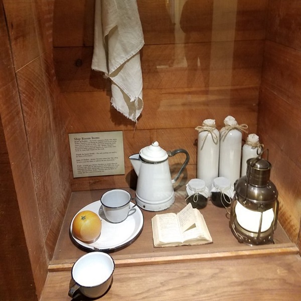 The museum at the shrine showcases the life and work of Mother Theodore Guerin, including artifacts, historical exhibits, and displays. 