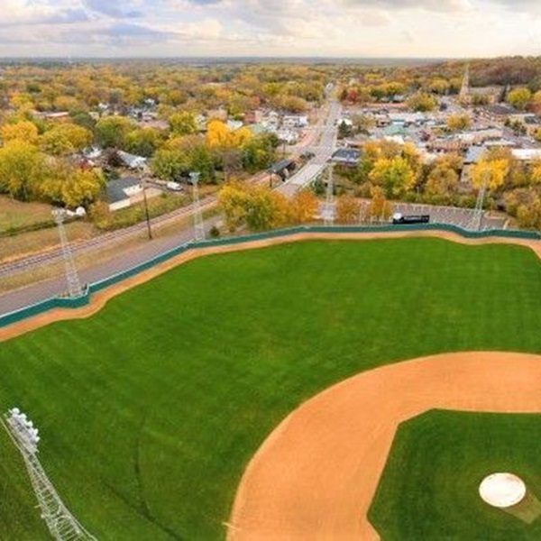The Jordan Brewers, a semi-professional baseball team that competes in the Minnesota Baseball Association, play at the Mini Met, a historic ballpark in Jordan. 