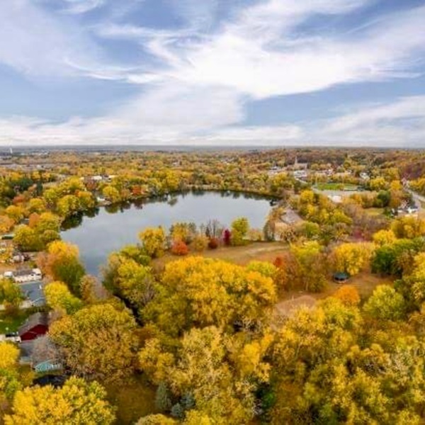 A short drive from Jordan is the Minnesota Valley State Recreation Area, a vast expanse of natural beauty along the Minnesota River, offering hiking trails and wildlife viewing. 