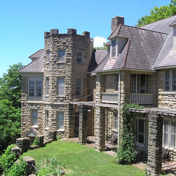  Located just outside Sedalia, Bothwell Lodge State Historic Site is a unique attraction known for its castle-like architecture and scenic views. 
