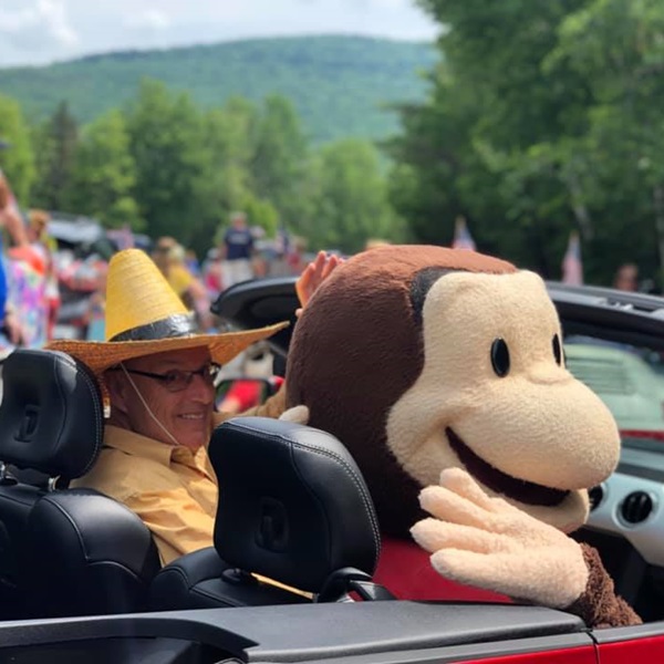 H.A. Rey was the basis for the Man in the Yellow Hat, due to his love of animals. 