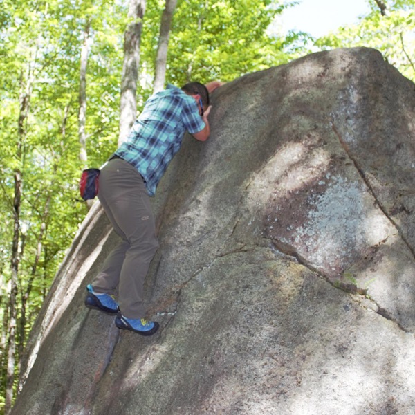 The area is primarily known for bouldering, with a wide variety of problems ranging from easy to extremely difficult. 