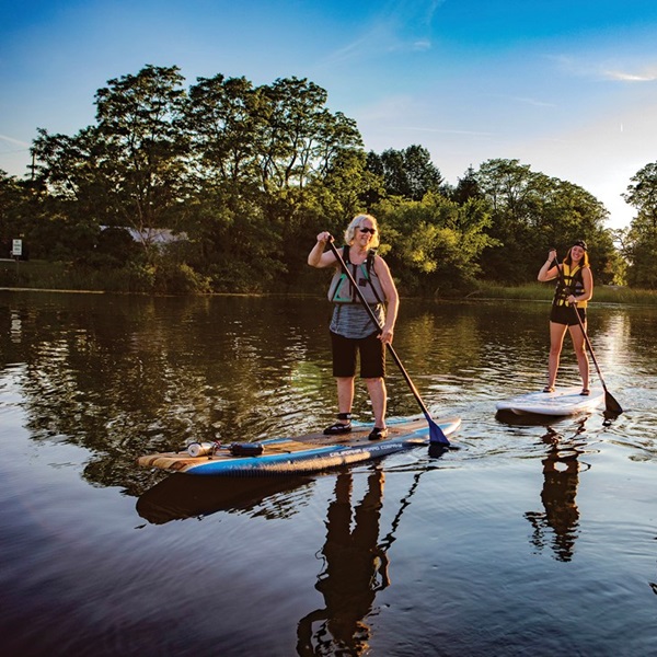 Mahoning River provides scenic views and opportunities for outdoor activities such as fishing, kayaking, and nature walks along the riverbanks. 