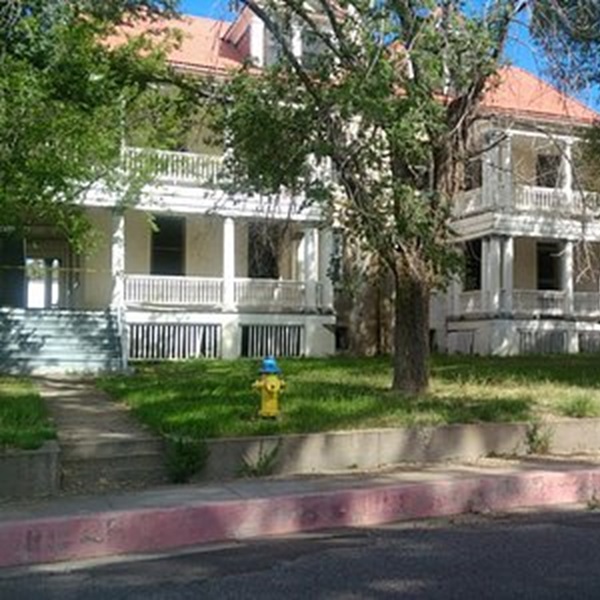 The museum at Fort Bayard is located in the 3-story Victorian mansion that was home to the medical director and his family. 