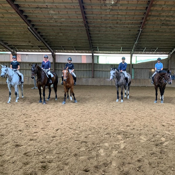 Reinbow's End Farm offers riding lessons taught by experienced instructors who specialize in various disciplines, including dressage, hunter/jumper, and eventing. 