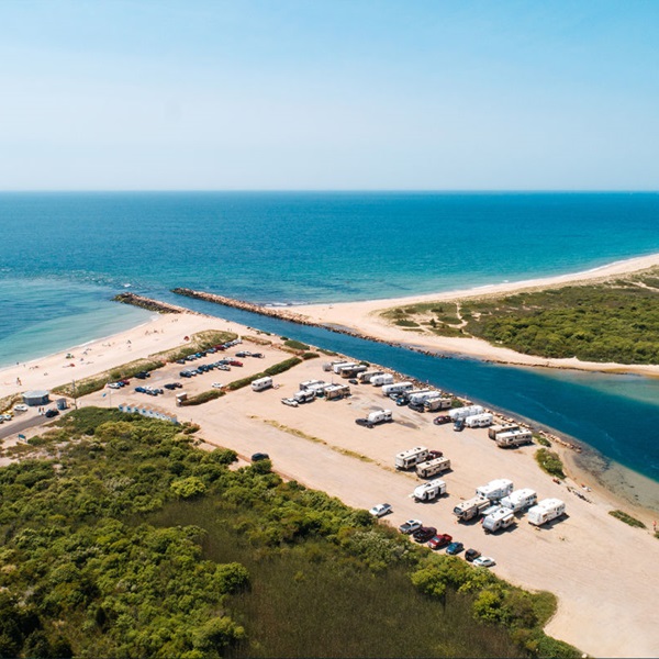 Charlestown Breachway is a popular spot that provides access to both the ocean and Ninigret Pond, making it ideal for boating, fishing, and clamming.