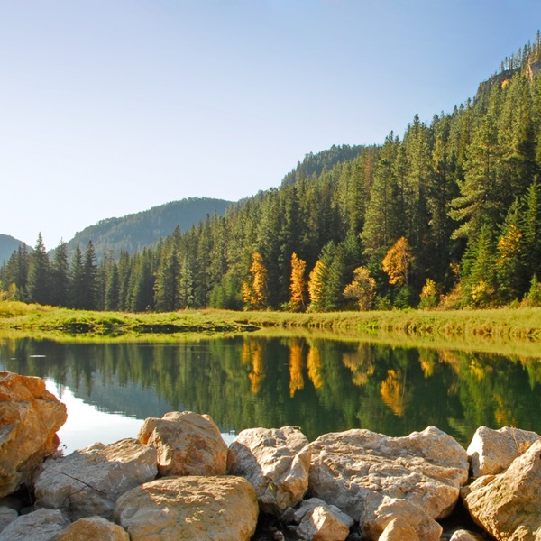 Spearfish is known for its clear waters and excellent trout fishing, attracting anglers from all over. 