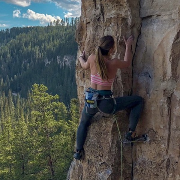The canyon provides not only excellent climbing but also stunning views of natural beauty. 