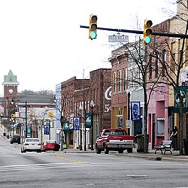 Gaffney's historic downtown area features charming storefronts, local businesses, and historic architecture. 