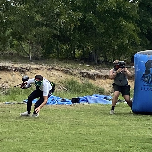 Twisted Paintball features custom-built obstacles and barriers designed to create challenging and strategic gameplay environments. 