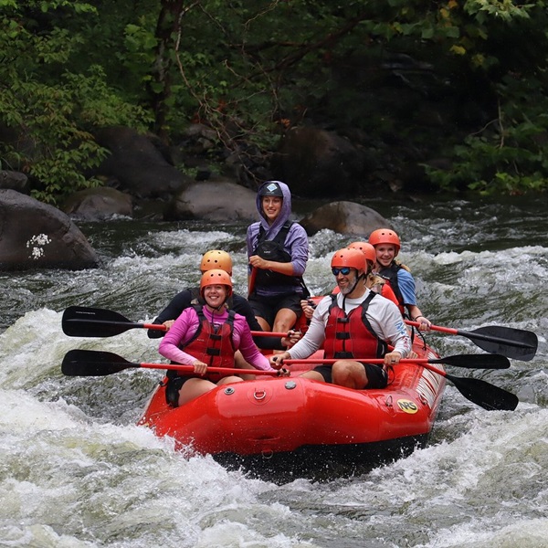 Pigeon River rafting trips are led by experienced and knowledgeable guides who provide safety instructions, paddling techniques, and information about the area's natural and cultural history. 