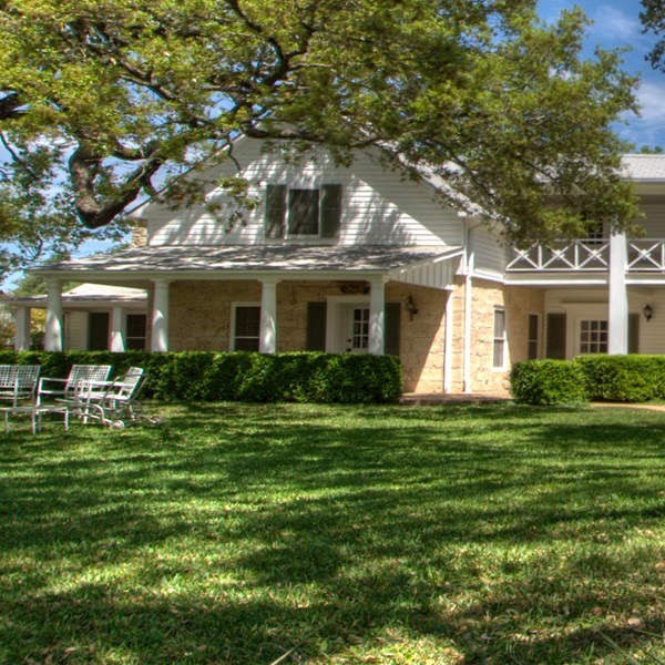 Known as the Texas White House, the ranch house where Johnson lived and conducted much of his presidency included an office used during his time as president. 