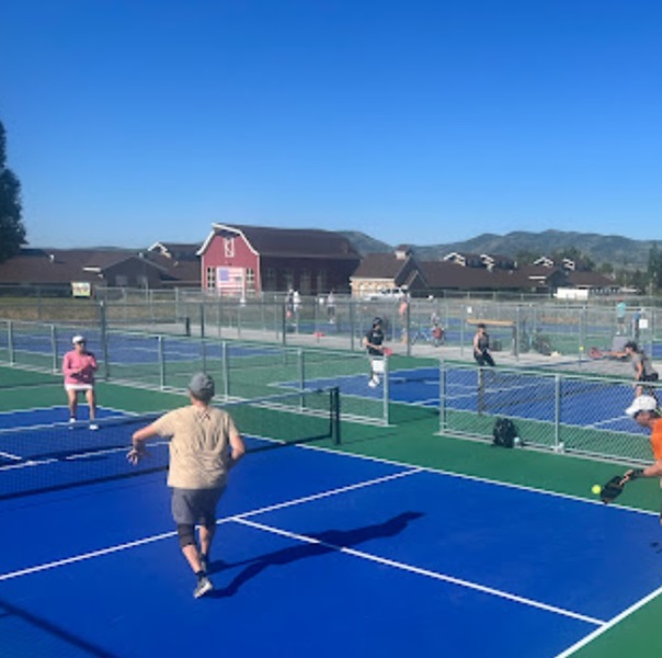 The courts are open to the public and free to use, making them accessible for both residents and visitors to Oakley. 