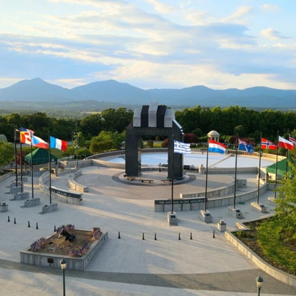 Overlord Arch is the central feature of the memorial, symbolizing the codename for the Normandy invasion, Operation Overlord. 